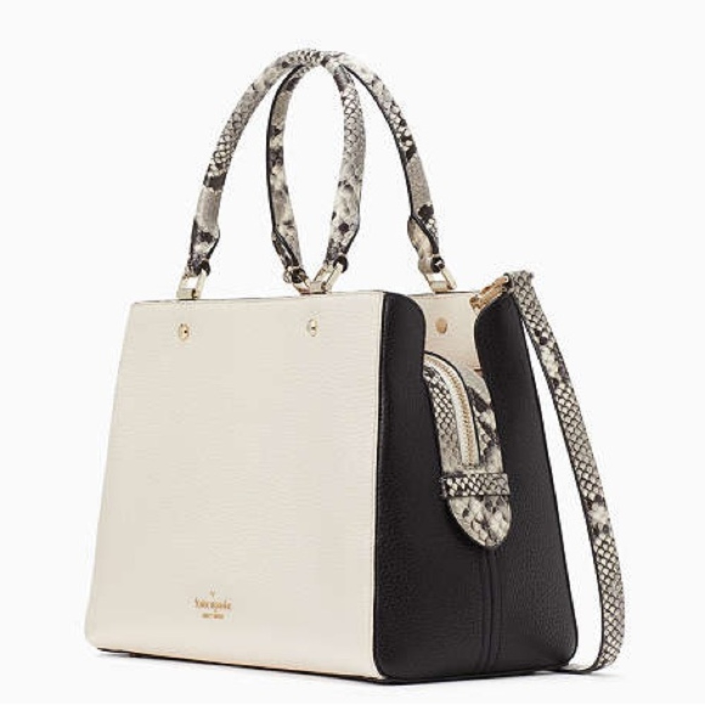 Leila Medium Triple Compartment Satchel - Picture 2 of 8